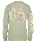 Simply Southern Good Vibes Georgia - Adult & Kids T-Shirts, Sweatshirts & Hoodies apparel design preview 1