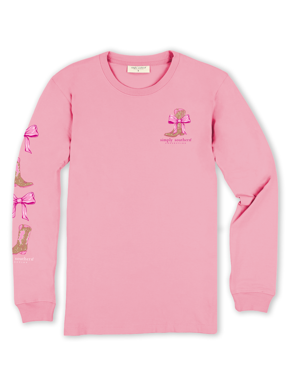 Simply Southern Half Cowgirl Girly - Adult & Kids T-Shirts, Sweatshirts & Hoodies apparel design preview 2