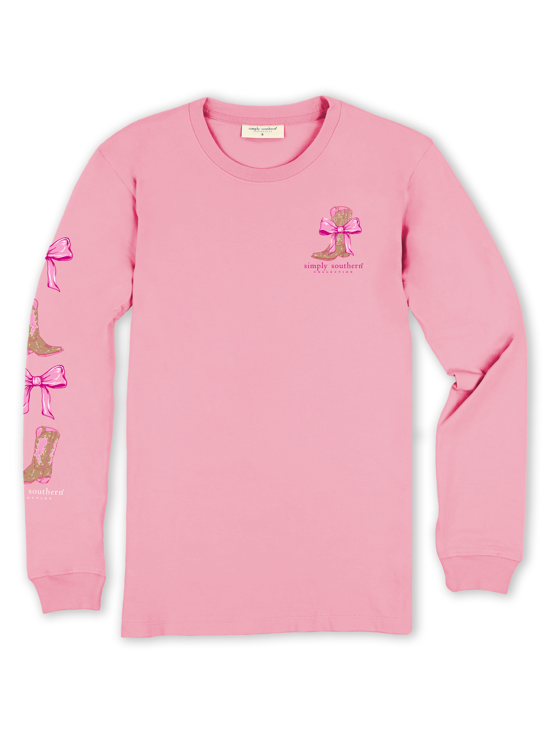 Simply Southern Half Cowgirl Girly - Adult & Kids T-Shirts, Sweatshirts & Hoodies apparel design preview 2