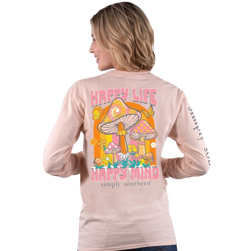 SALE Simply Southern Happy Life Mind - Adult & Kids T-Shirts, Sweatshirts & Hoodies apparel design preview 1