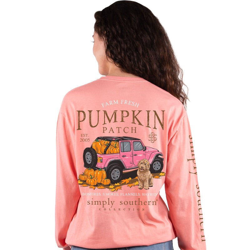 SALE Simply Southern Hayride Pumpkin Patch - Adult & Kids T-Shirts, Sweatshirts & Hoodies apparel design preview 1