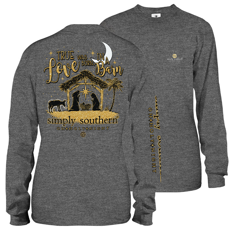 SALE Simply Southern True Love Holy Night Holiday - Adult & Kids T-Shirts, Sweatshirts & Hoodies apparel design preview 1