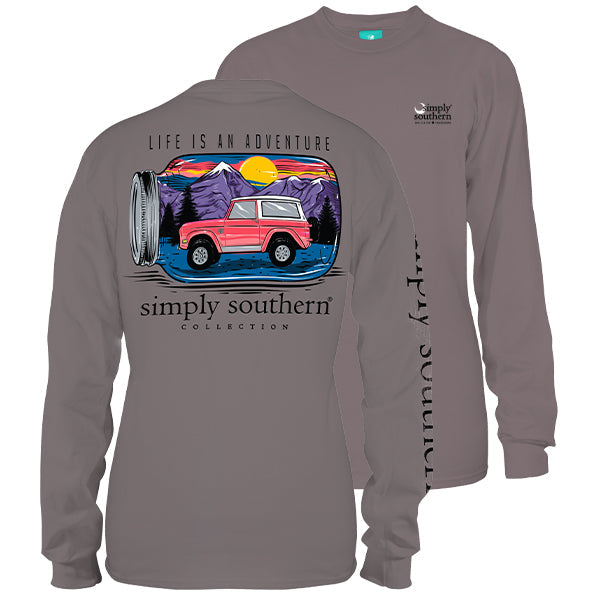 SALE Simply Southern Preppy Mason Jar Mountains - Adult & Kids T-Shirts, Sweatshirts & Hoodies apparel design preview 1