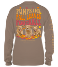 SALE Simply Southern Fall Leaves Football - Adult & Kids T-Shirts, Sweatshirts & Hoodies apparel design preview 1