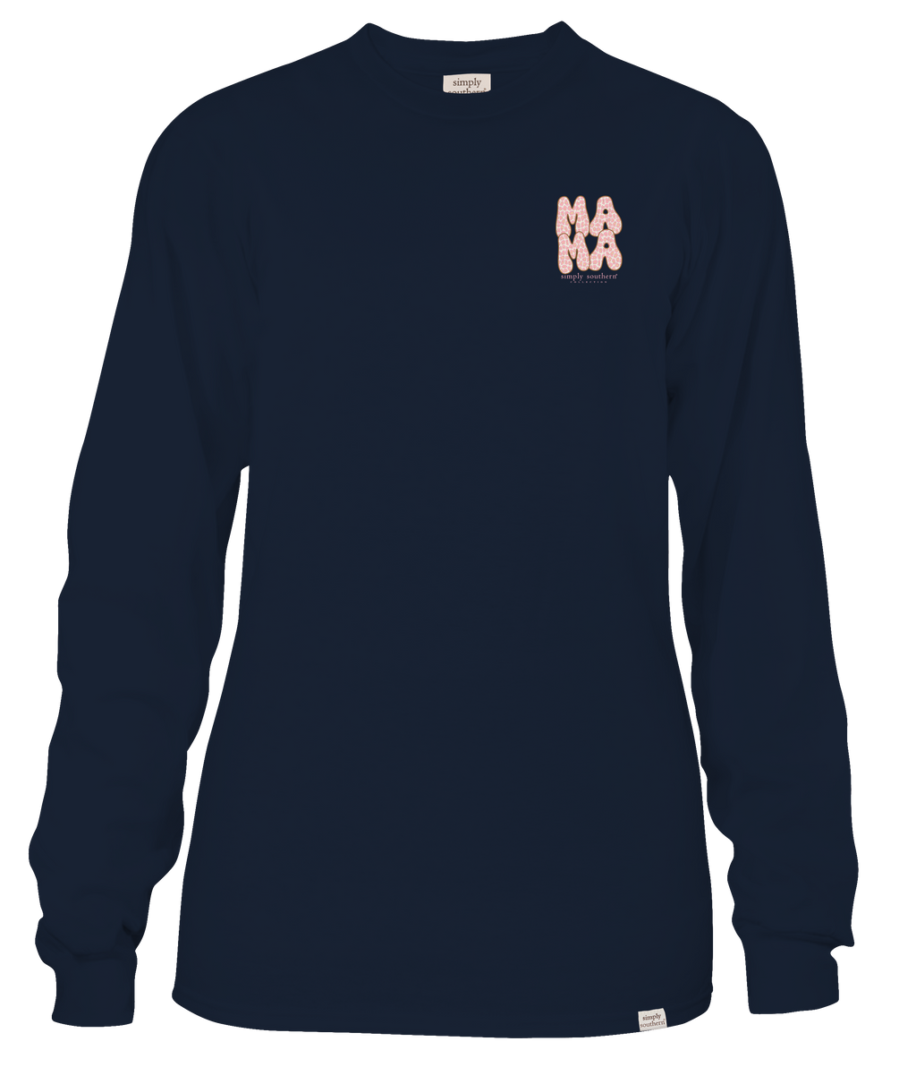 Simply Southern Leopard Mama Flowers - Adult & Kids T-Shirts, Sweatshirts & Hoodies apparel design preview 2
