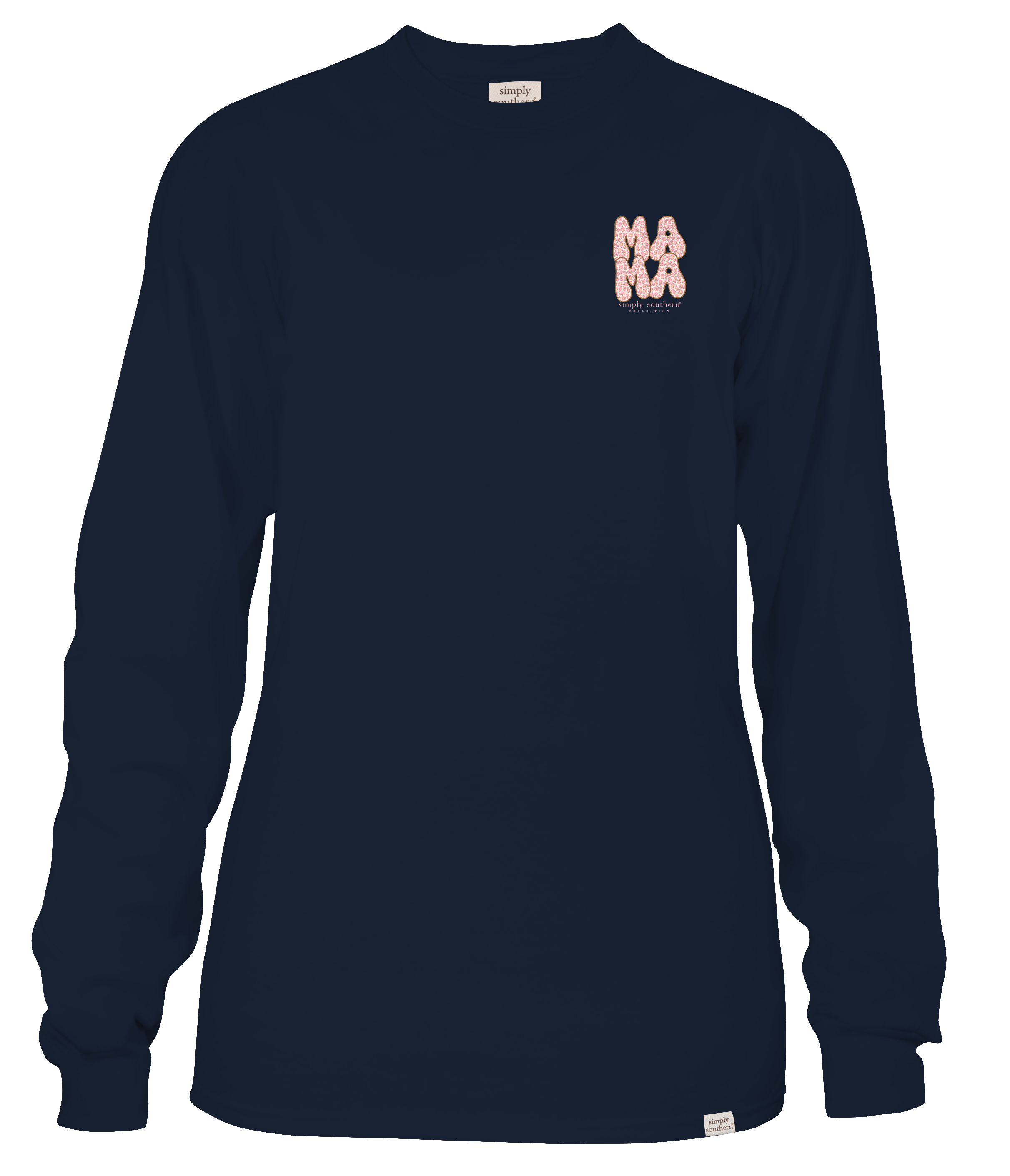 Simply Southern Leopard Mama Flowers - Adult & Kids T-Shirts, Sweatshirts & Hoodies apparel design preview 2