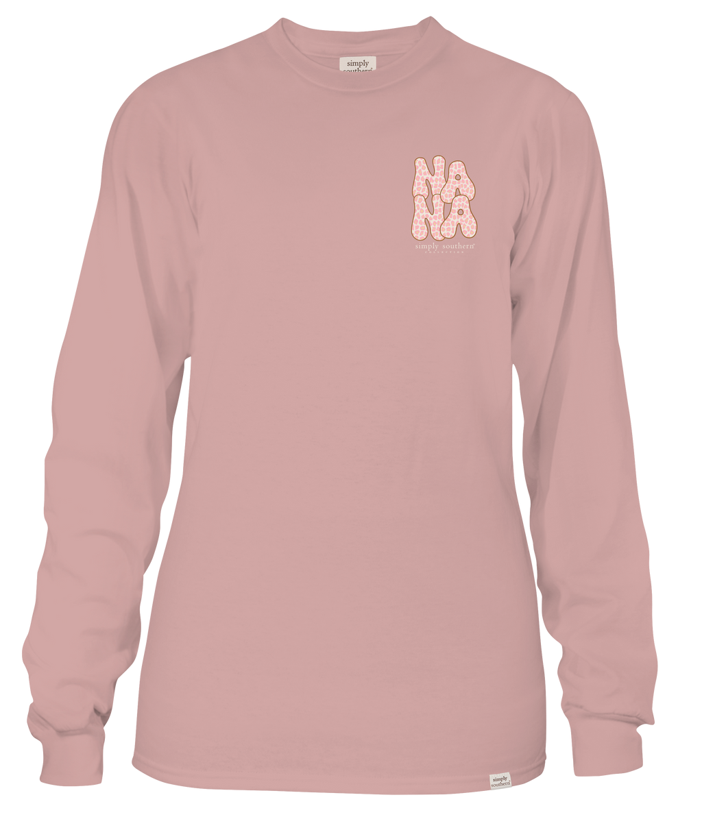 Simply Southern Leopard Nana Flowers - Adult & Kids T-Shirts, Sweatshirts & Hoodies apparel design preview 2