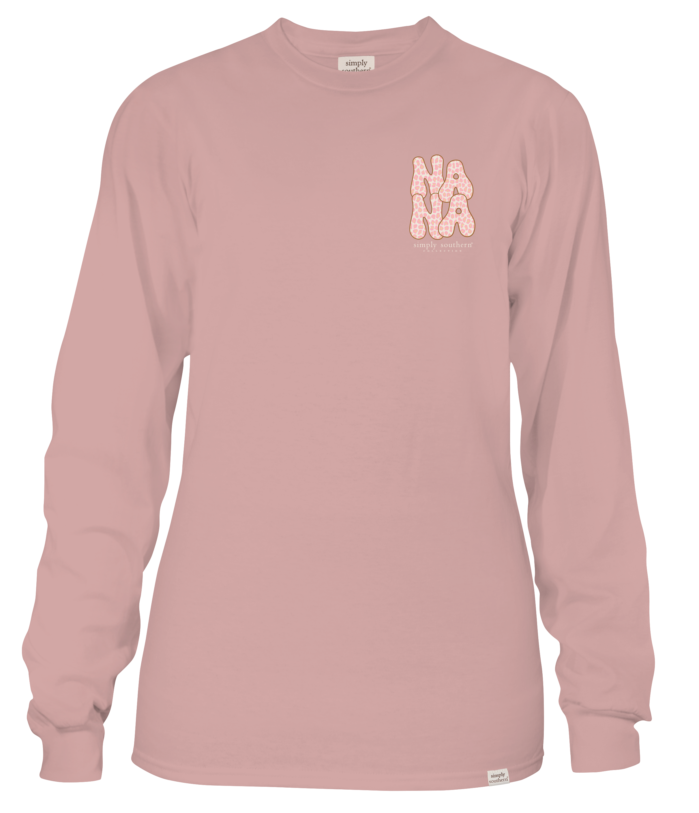 Simply Southern Leopard Nana Flowers - Adult & Kids T-Shirts, Sweatshirts & Hoodies apparel design preview 2