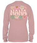 Simply Southern Leopard Nana Flowers - Adult & Kids T-Shirts, Sweatshirts & Hoodies apparel design preview 1