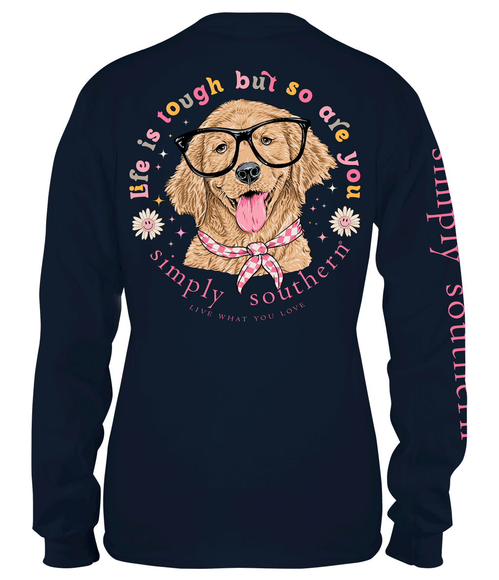 Simply Southern Life Is Tough Dog - Adult & Kids T-Shirts, Sweatshirts & Hoodies apparel design preview 1