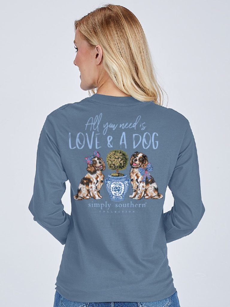 Simply Southern Love Dog - Adult & Kids T-Shirts, Sweatshirts & Hoodies apparel design preview 1