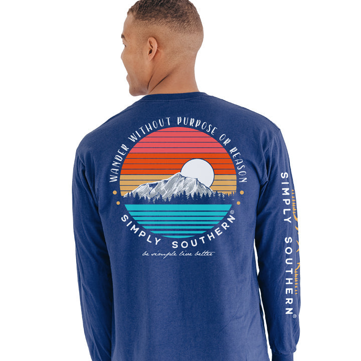 SALE Simply Southern Wander Mountains - Adult & Kids T-Shirts, Sweatshirts & Hoodies apparel design preview 1