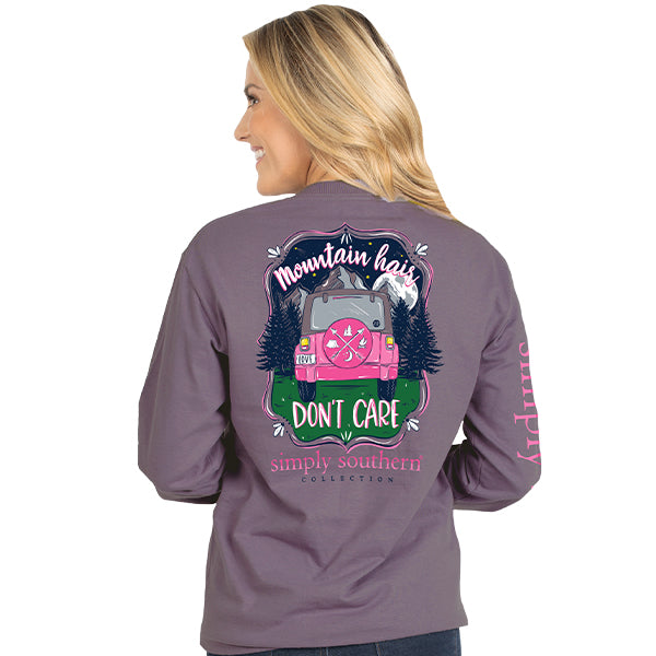 SALE Simply Southern Preppy Mountain Hair - Adult & Kids T-Shirts, Sweatshirts & Hoodies apparel design preview 2