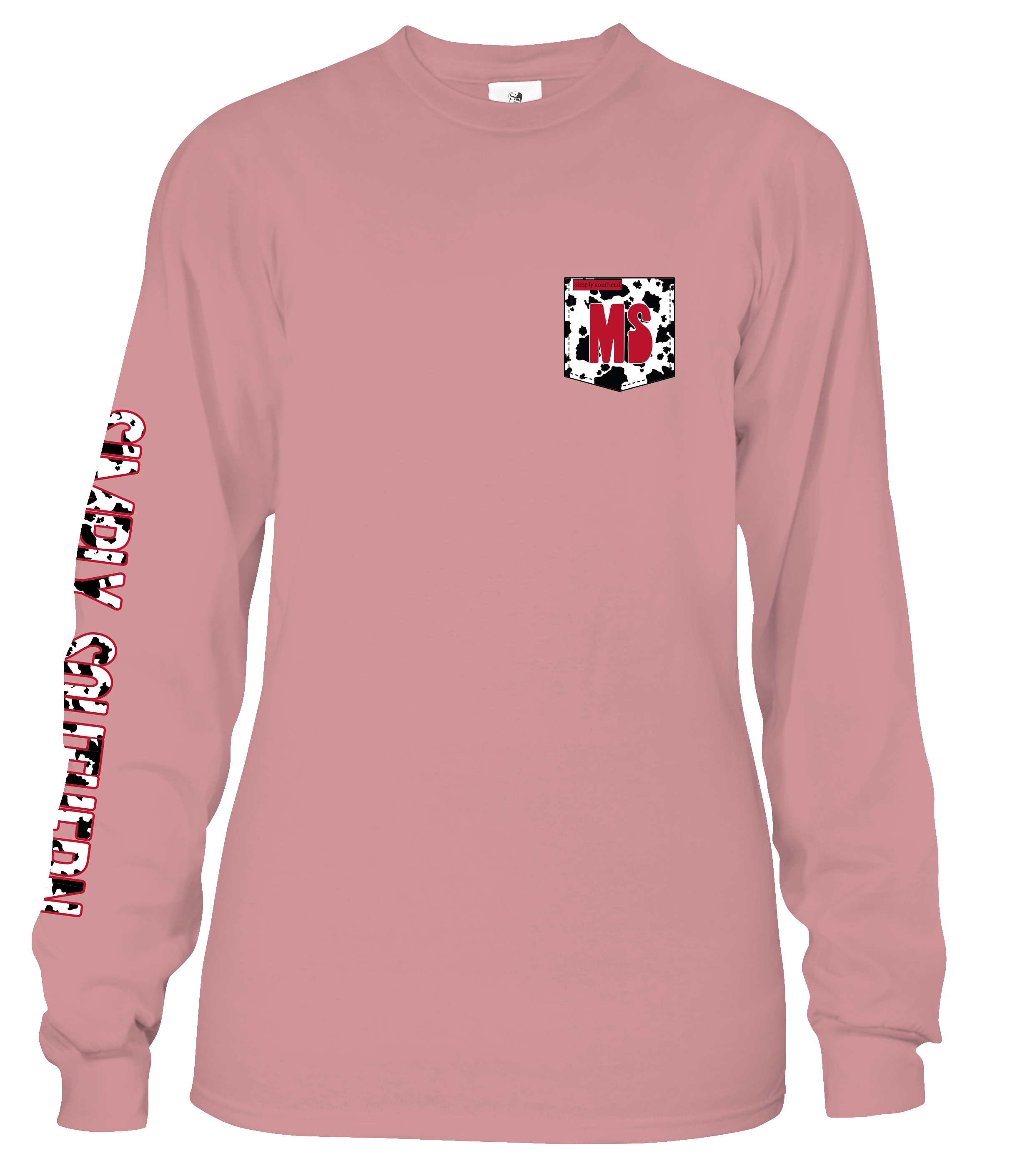 SALE Simply Southern Mississippi Girl Cow Print - Adult & Kids T-Shirts, Sweatshirts & Hoodies apparel design preview 2