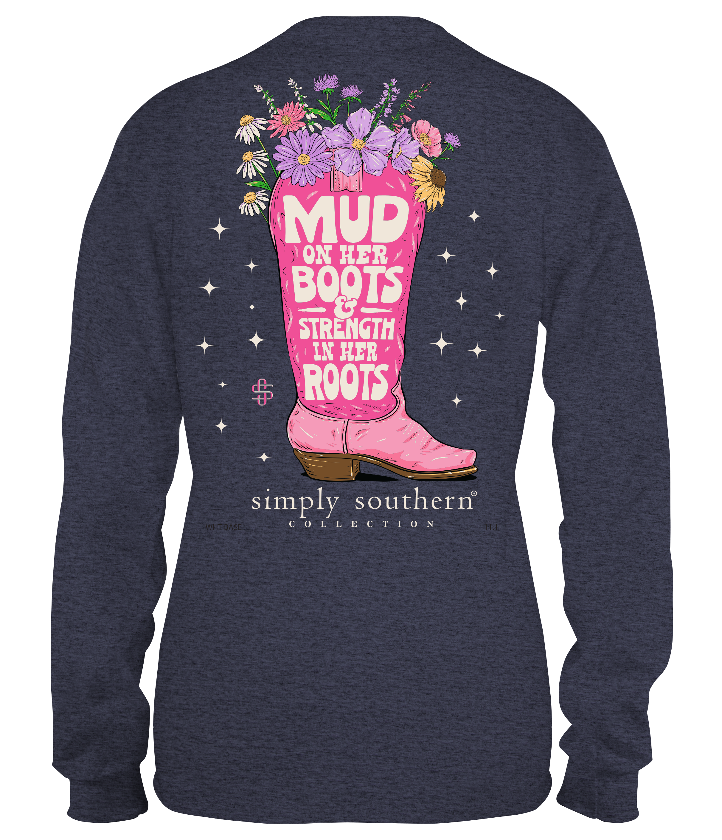 Simply Southern Mud On Her Boots - Adult & Kids T-Shirts, Sweatshirts & Hoodies apparel design preview 1