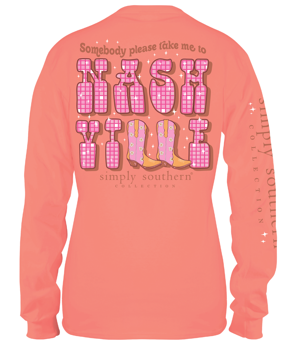 Simply Southern Nashville Tennessee - Adult & Kids T-Shirts, Sweatshirts & Hoodies apparel design preview 1