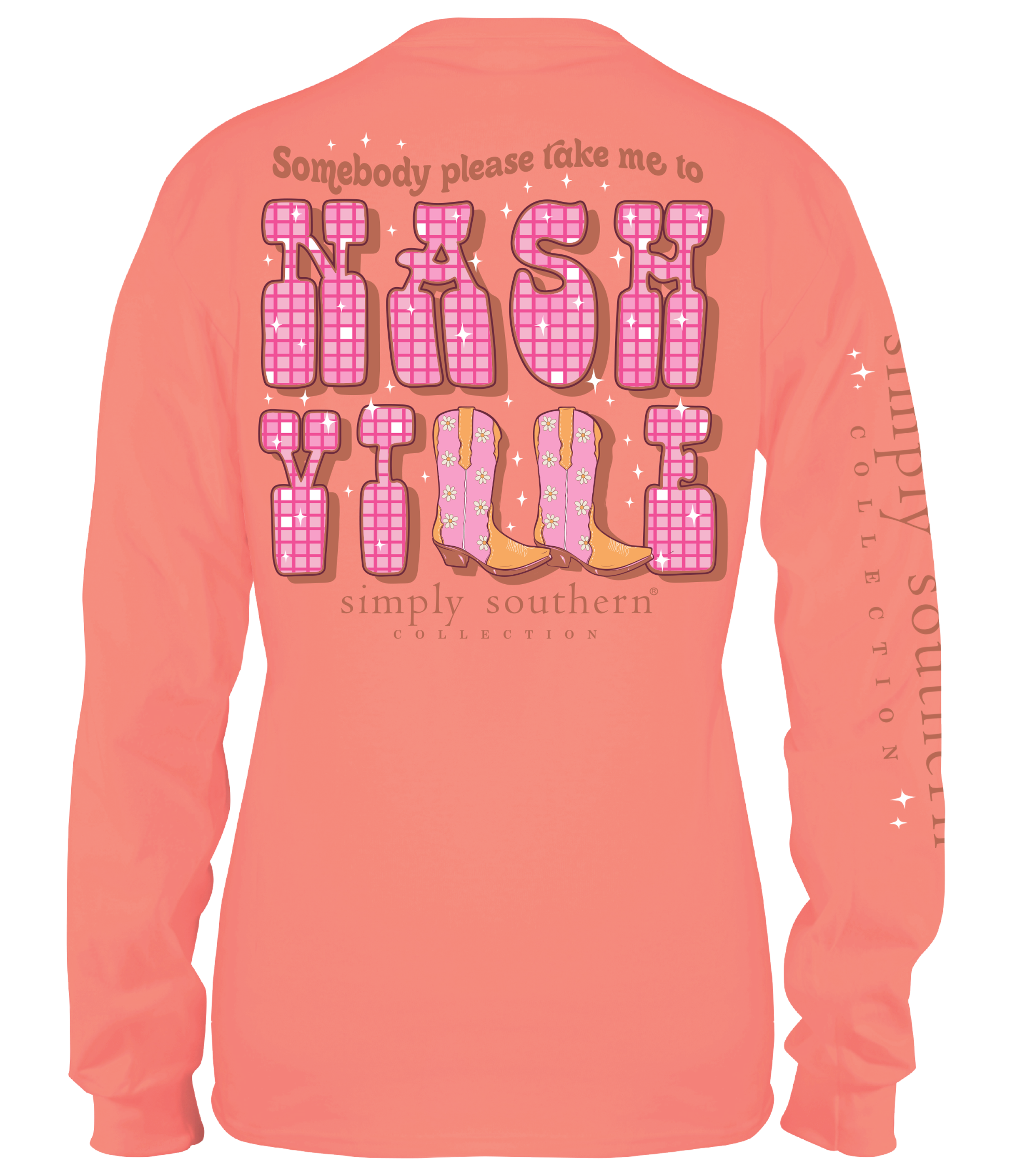 Simply Southern Nashville Tennessee - Adult & Kids T-Shirts, Sweatshirts & Hoodies apparel design preview 1