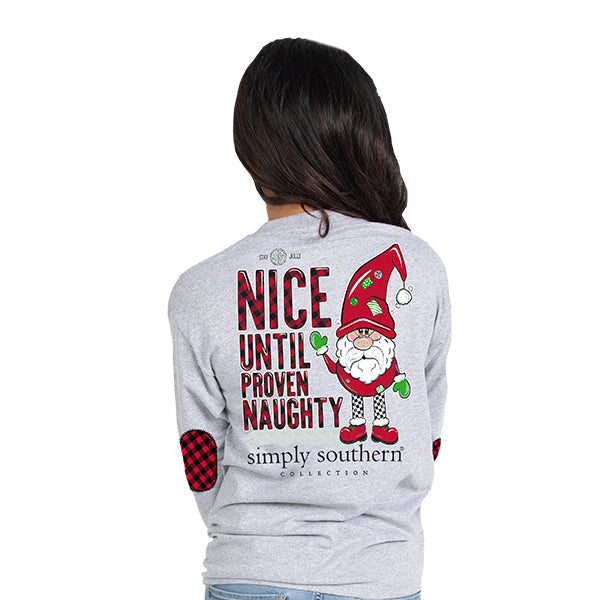 SALE Simply Southern Nice Until Proven Naughty - Adult & Kids T-Shirts, Sweatshirts & Hoodies apparel design preview 2