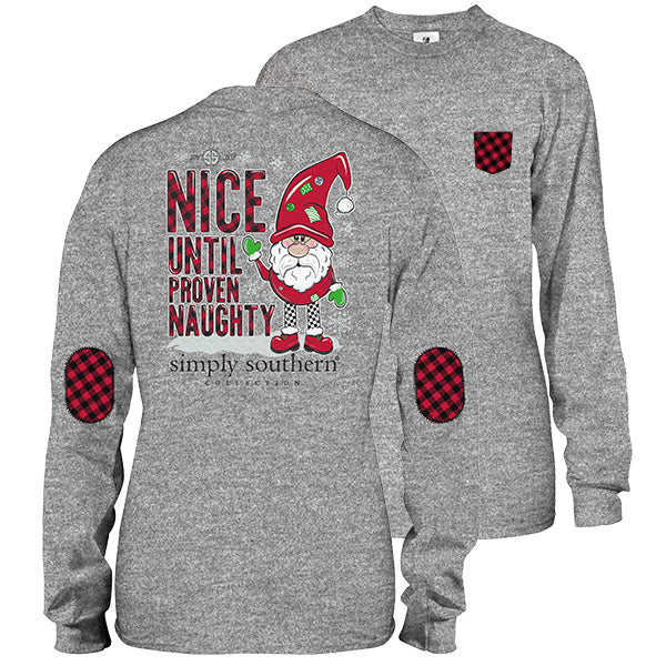 SALE Simply Southern Nice Until Proven Naughty - Adult & Kids T-Shirts, Sweatshirts & Hoodies apparel design preview 1