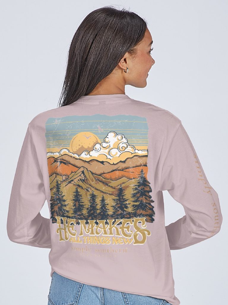 Simply Southern All Things New - Adult & Kids T-Shirts, Sweatshirts & Hoodies apparel design preview 1