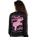 SALE Simply Southern Pink Ribbon Cure Cancer - Adult & Kids T-Shirts, Sweatshirts & Hoodies apparel design preview 1