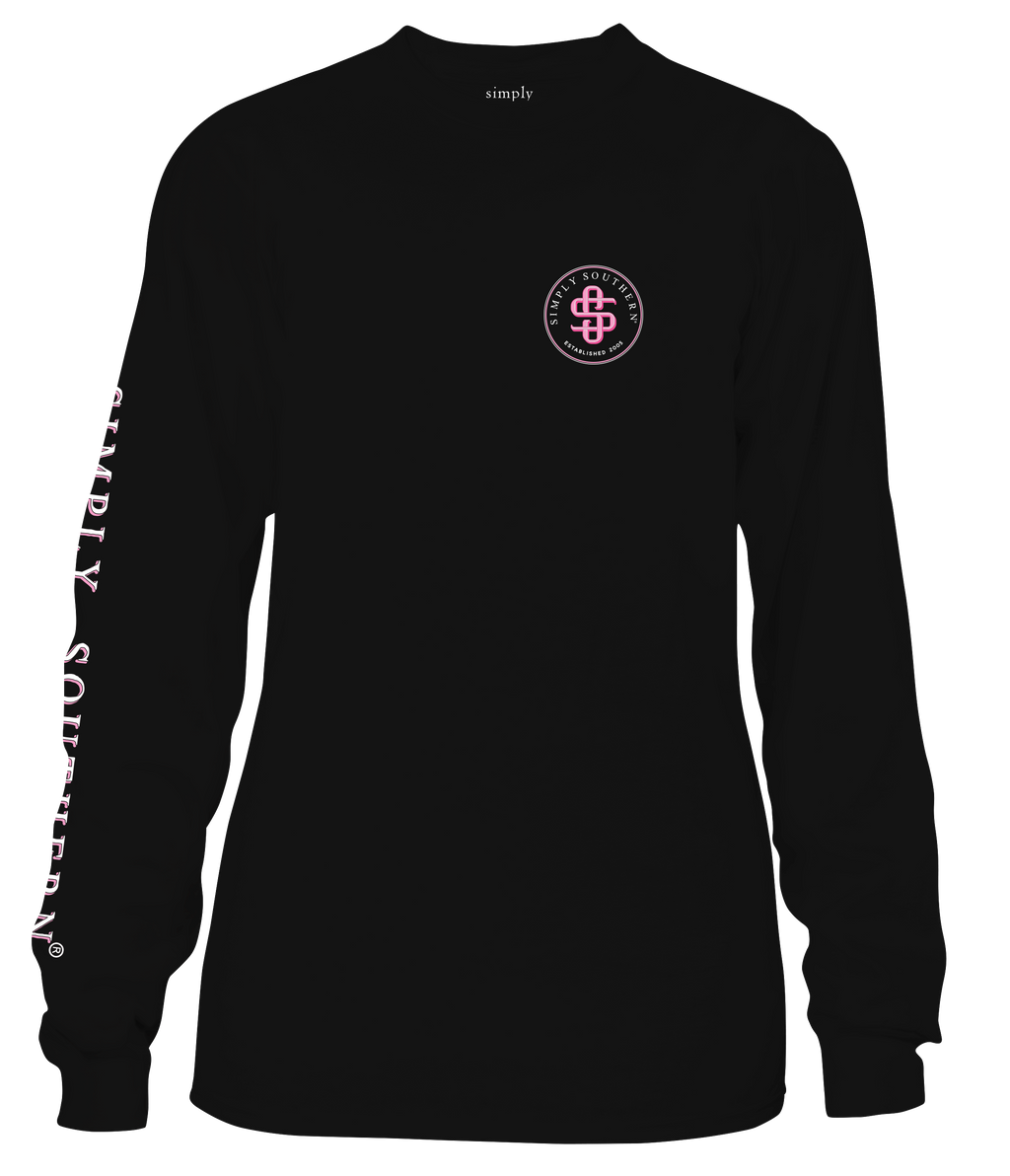 SALE Simply Southern Pink Ribbon Cure Cancer - Adult & Kids T-Shirts, Sweatshirts & Hoodies apparel design preview 2