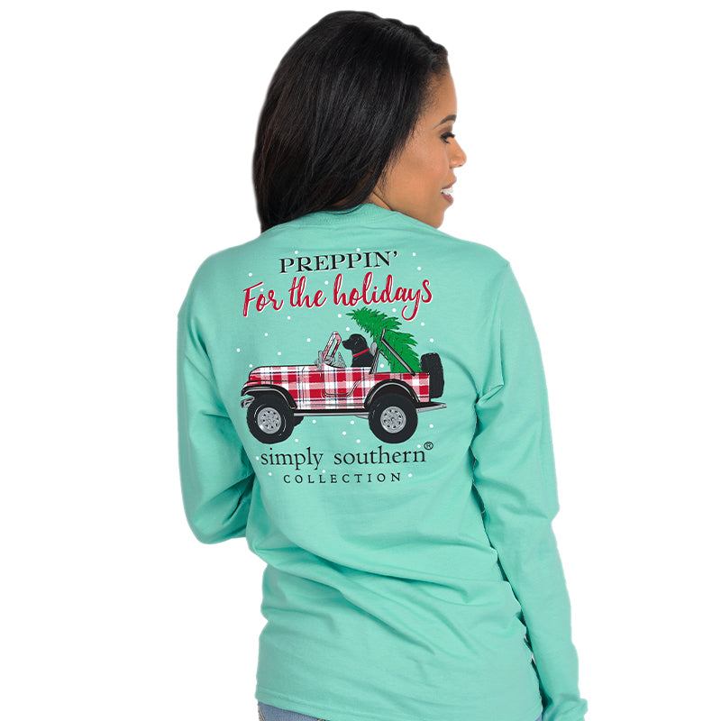 SALE Simply Southern Preppin For The Holidays - Adult & Kids T-Shirts, Sweatshirts & Hoodies apparel design preview 2