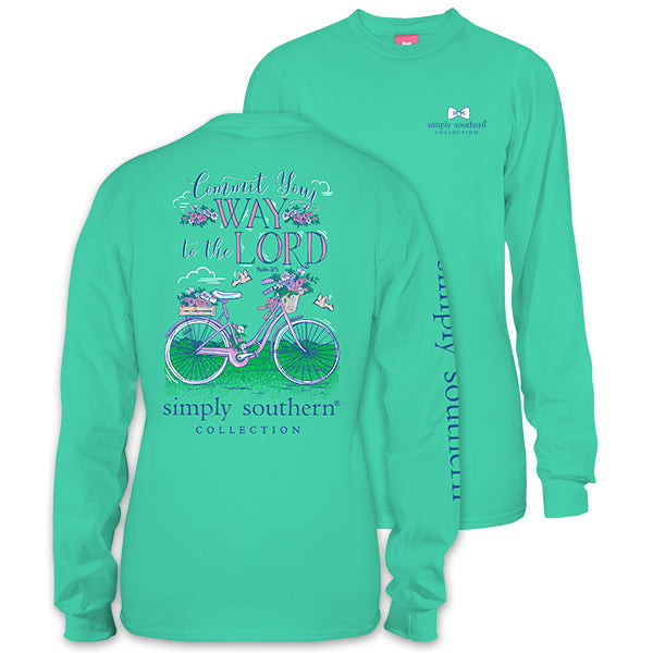 SALE Simply Southern Preppy Way To The Lord Bike - Adult & Kids T-Shirts, Sweatshirts & Hoodies apparel design preview 1