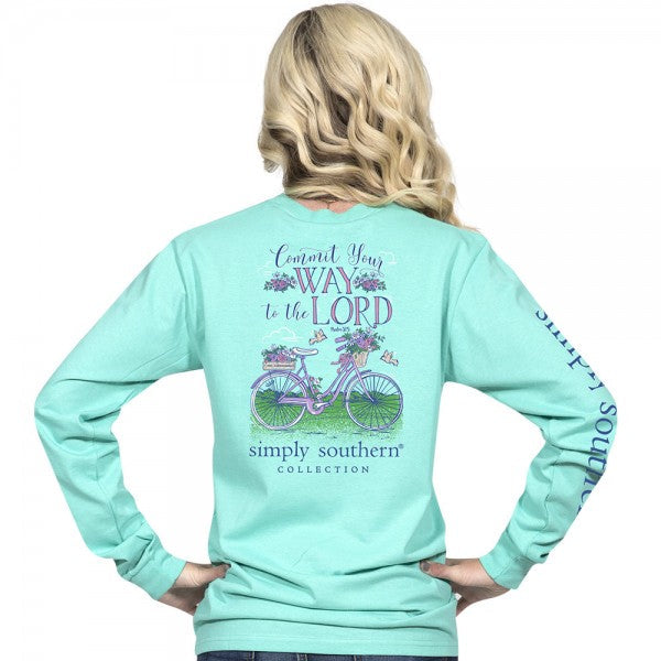 SALE Simply Southern Preppy Way To The Lord Bike - Adult & Kids T-Shirts, Sweatshirts & Hoodies apparel design preview 2