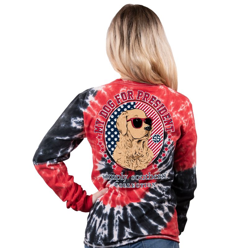 SALE Simply Southern My Dog For President USA - Adult & Kids T-Shirts, Sweatshirts & Hoodies apparel design preview 1