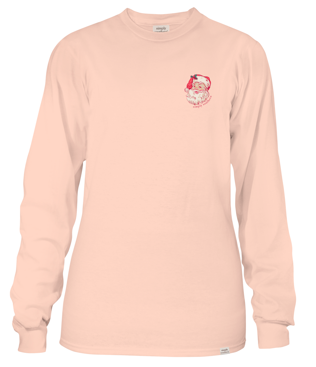 Simply Southern Retro Santa Holiday - Adult & Kids T-Shirts, Sweatshirts & Hoodies apparel design preview 2