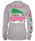 Simply Southern Santa Bus Holiday - Adult & Kids T-Shirts, Sweatshirts & Hoodies apparel design preview 1