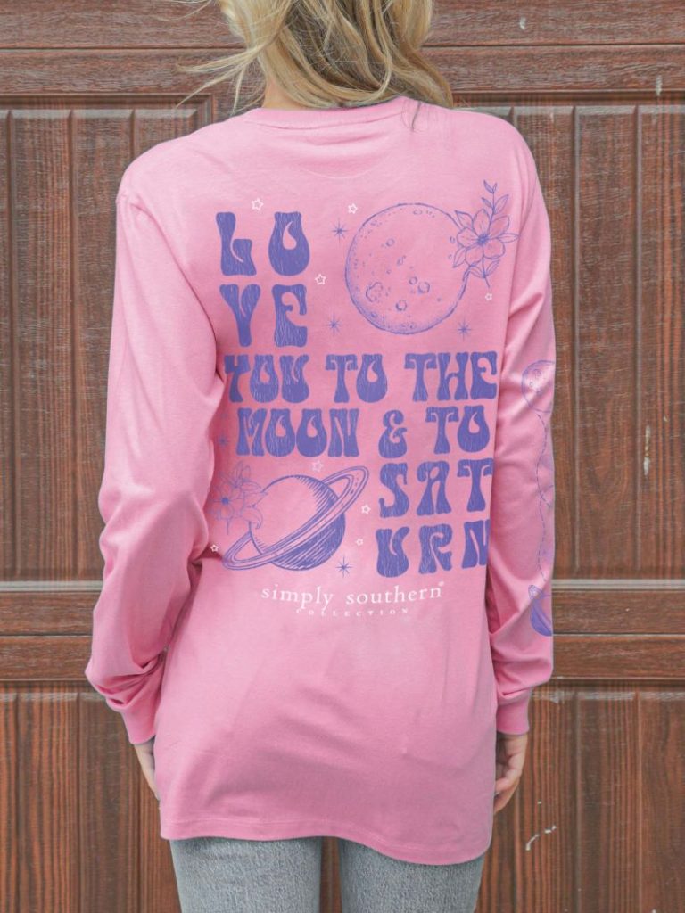 Simply Southern Love Saturn - Adult & Kids T-Shirts, Sweatshirts & Hoodies apparel design preview 1