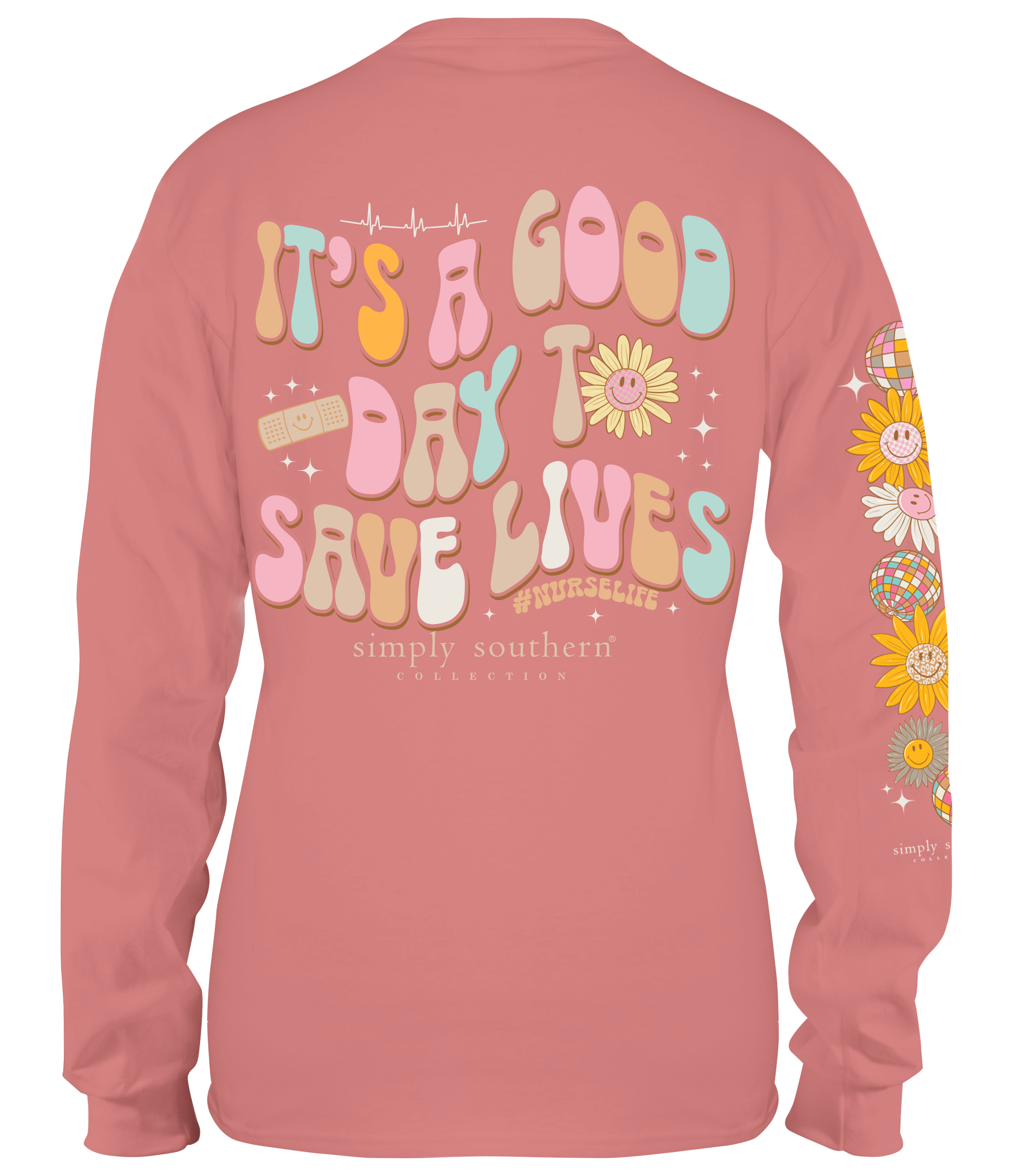 Simply Southern Save Lives Nurse - Adult & Kids T-Shirts, Sweatshirts & Hoodies apparel design preview 1