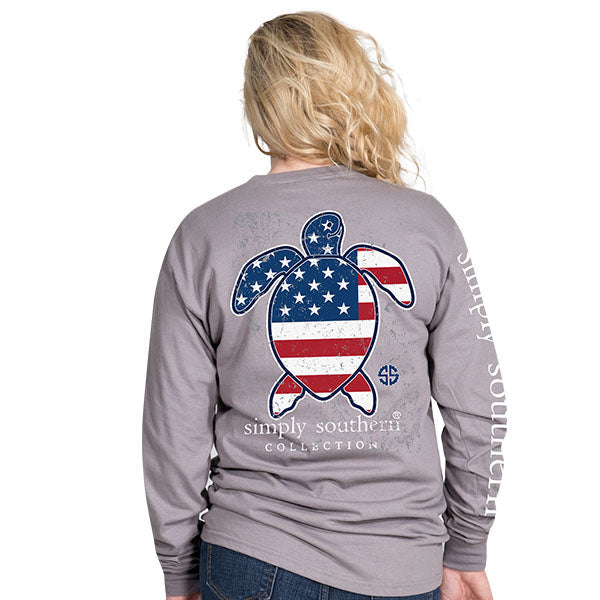 SALE Simply Southern Save The Turtles Collection USA - Adult & Kids T-Shirts, Sweatshirts & Hoodies apparel design preview 2