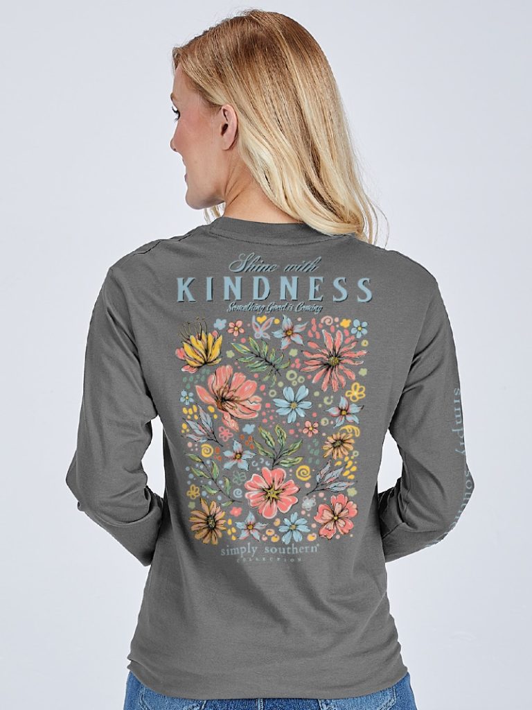 Simply Southern Shine With Kindness - Adult & Kids T-Shirts, Sweatshirts & Hoodies apparel design preview 1