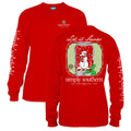 SALE Youth Simply Southern Preppy Let It Snow Holiday - Adult & Kids T-Shirts, Sweatshirts & Hoodies apparel design preview 1