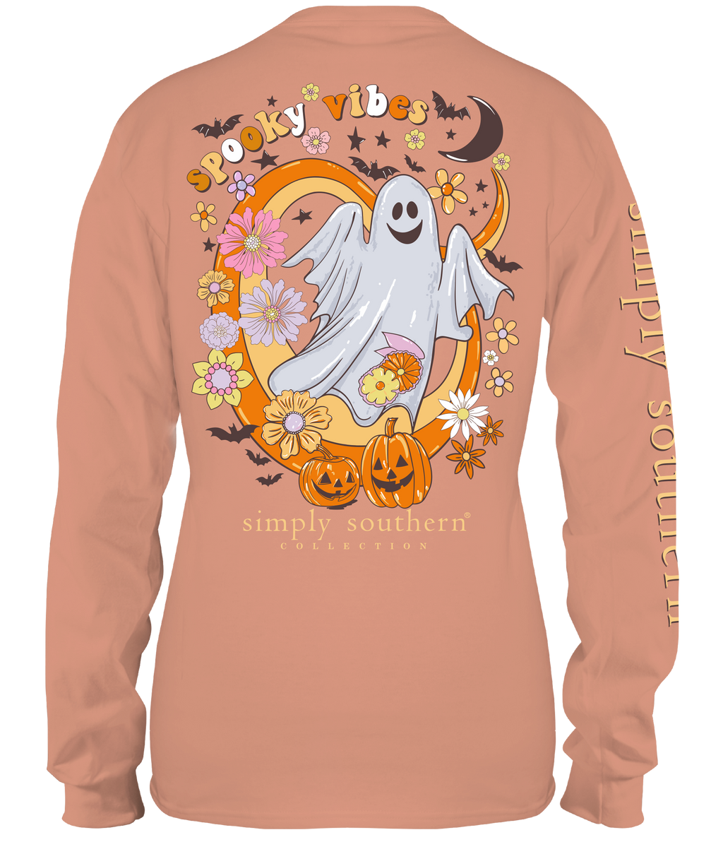 Simply Southern Spooky Vibes Fall - Adult & Kids T-Shirts, Sweatshirts & Hoodies apparel design preview 1