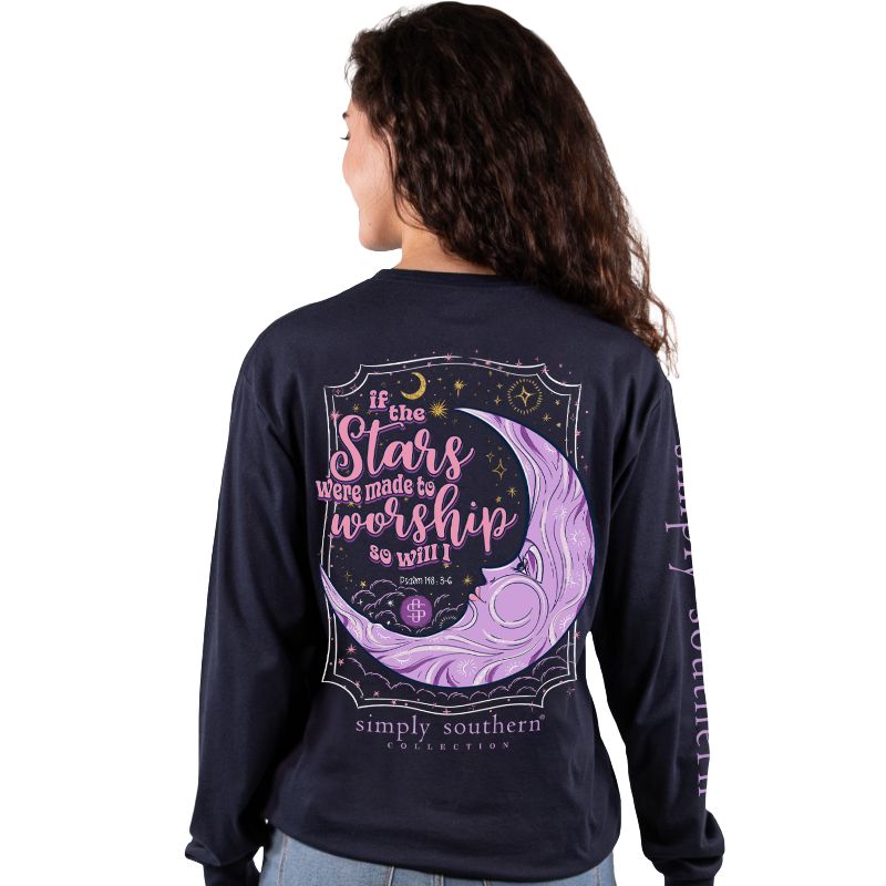Simply Southern Stars Moon - Adult & Kids T-Shirts, Sweatshirts & Hoodies apparel design preview 1