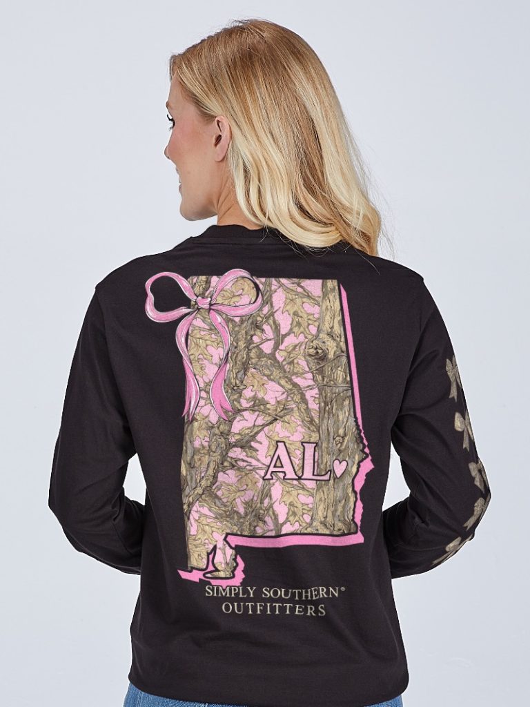 Simply Southern Alabama Camo Bow - Adult & Kids T-Shirts, Sweatshirts & Hoodies apparel design preview 1