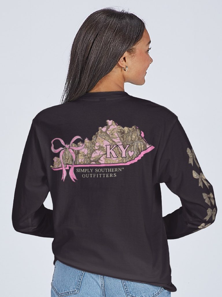 Simply Southern Kentucky Camo Bow - Adult & Kids T-Shirts, Sweatshirts & Hoodies apparel design preview 1