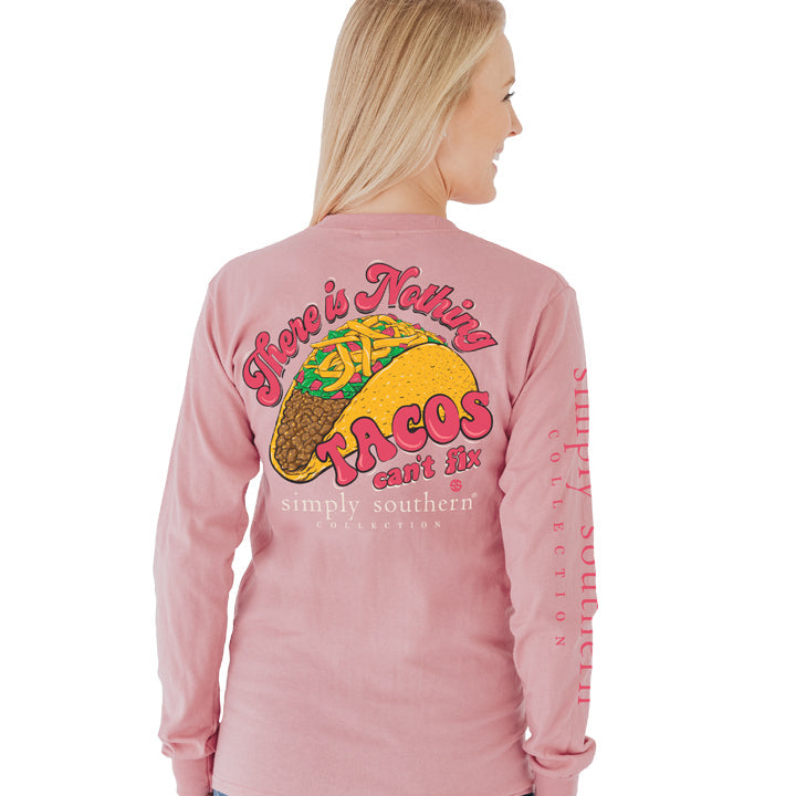 SALE Simply Southern Preppy Tacos Can't Fix - Adult & Kids T-Shirts, Sweatshirts & Hoodies apparel design preview 1