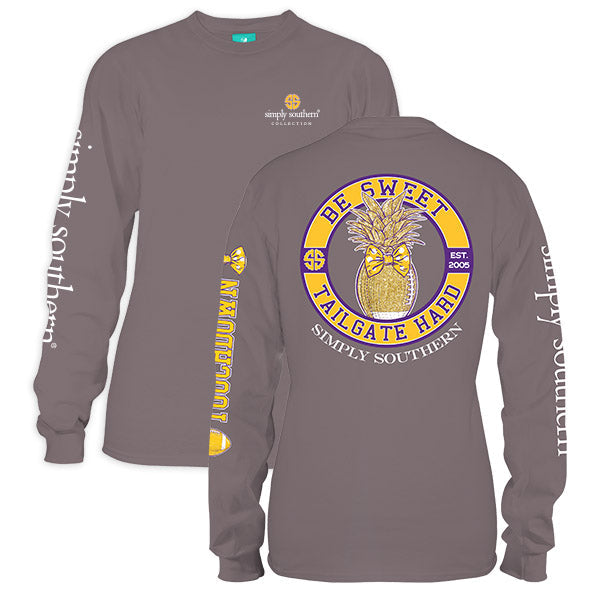 SALE Simply Southern Preppy Be Sweet Tailgate Hard - Adult & Kids T-Shirts, Sweatshirts & Hoodies apparel design preview 1