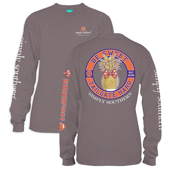 SALE Simply Southern Preppy Be Sweet Tailgate Hard - Adult & Kids T-Shirts, Sweatshirts & Hoodies apparel design preview 1