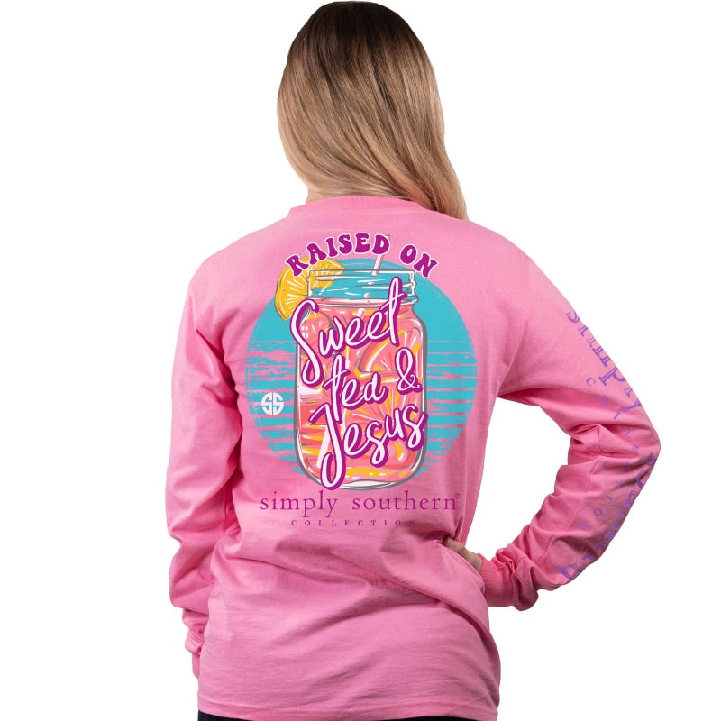 SALE Simply Southern Sweet Tea Jesus - Adult & Kids T-Shirts, Sweatshirts & Hoodies apparel design preview 1