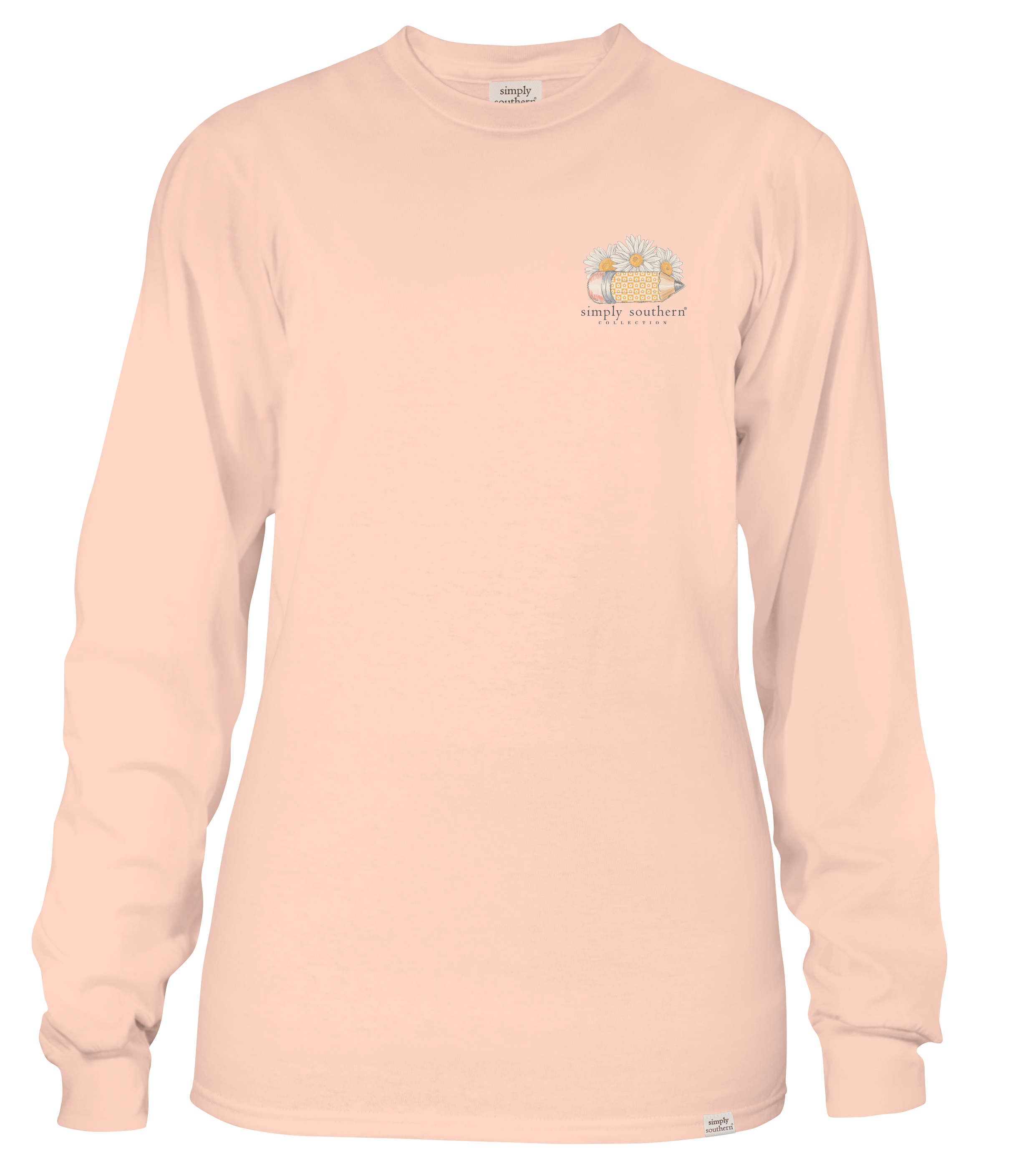 Simply Southern Peace Love Teach - Adult & Kids T-Shirts, Sweatshirts & Hoodies apparel design preview 2