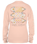 Simply Southern Peace Love Teach - Adult & Kids T-Shirts, Sweatshirts & Hoodies apparel design preview 1
