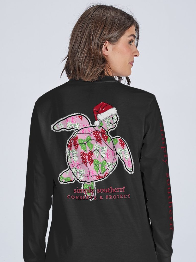 Simply Southern Turtle Tracker Xmas Holiday - Adult & Kids T-Shirts, Sweatshirts & Hoodies apparel design preview 2