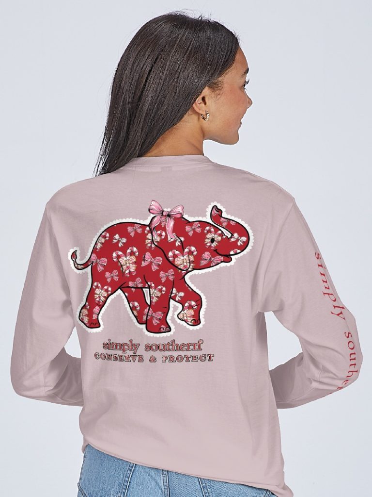 Simply Southern Elephant Tracker Candy Holiday - Adult & Kids T-Shirts, Sweatshirts & Hoodies apparel design preview 1