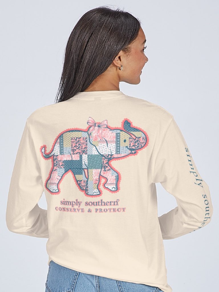 Simply Southern Elephant Tracker Quilted - Adult & Kids T-Shirts, Sweatshirts & Hoodies apparel design preview 1